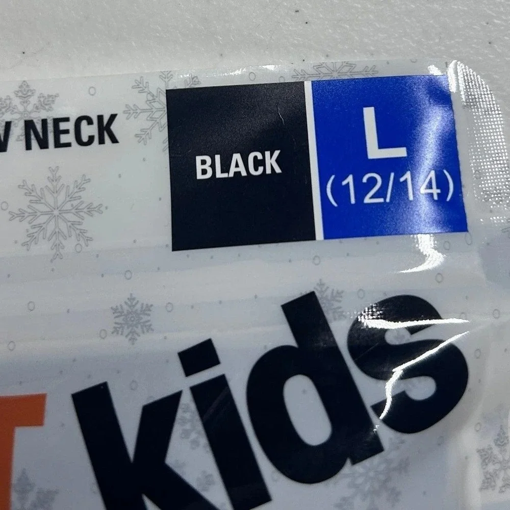 32 Degrees Kids Long Sleeve Crew Neck + Legging Set Black Size Large (12-14) NEW